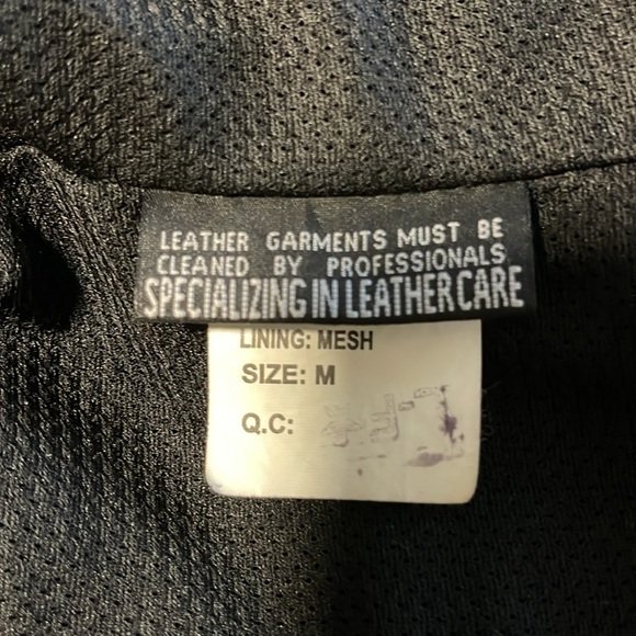 First Manufacturing Co. Classics Leather Gear Motorcycle Jacket M - Picture 10 of 10